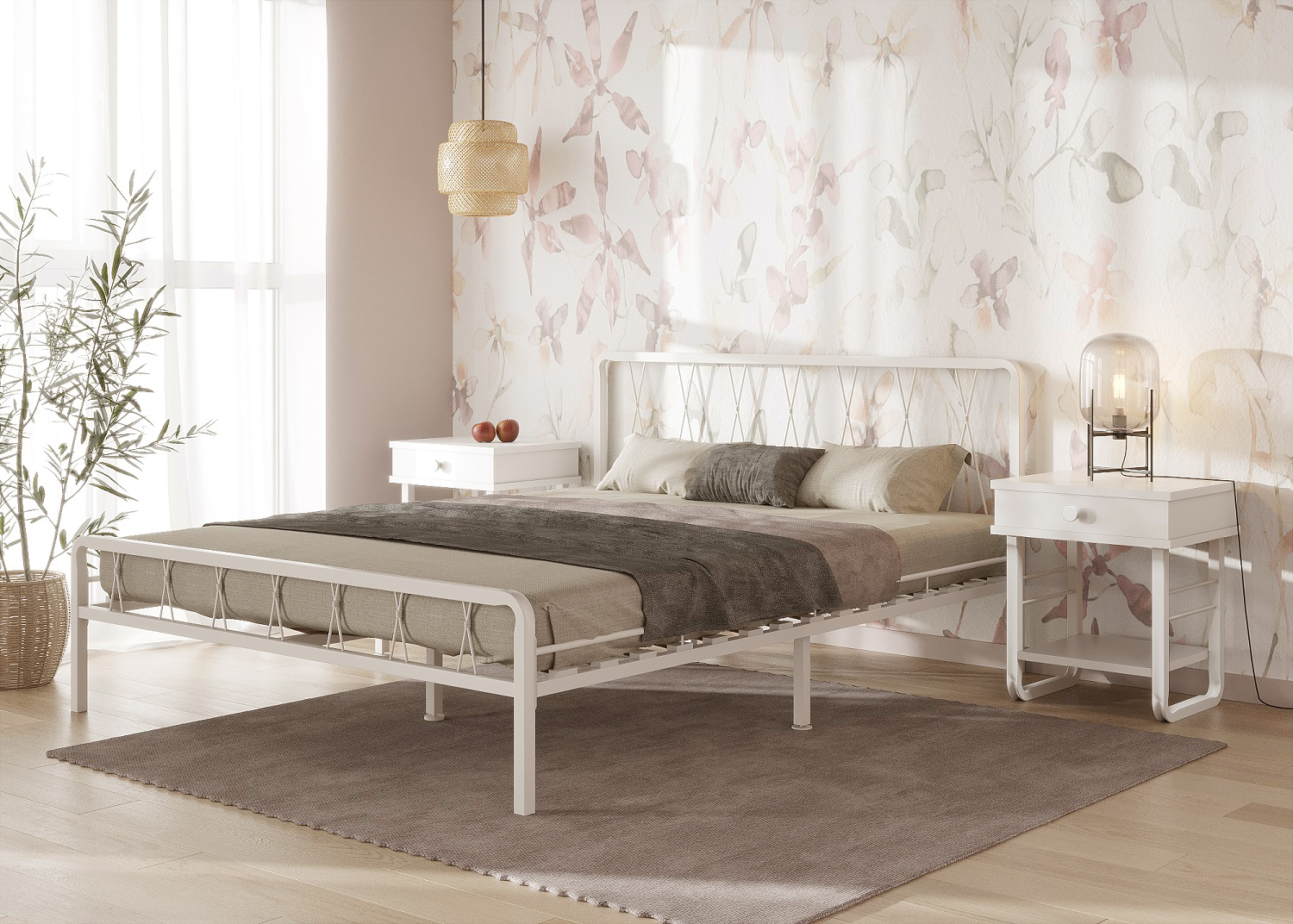 Кровать КМД 18 КЛЭР 160 белый
